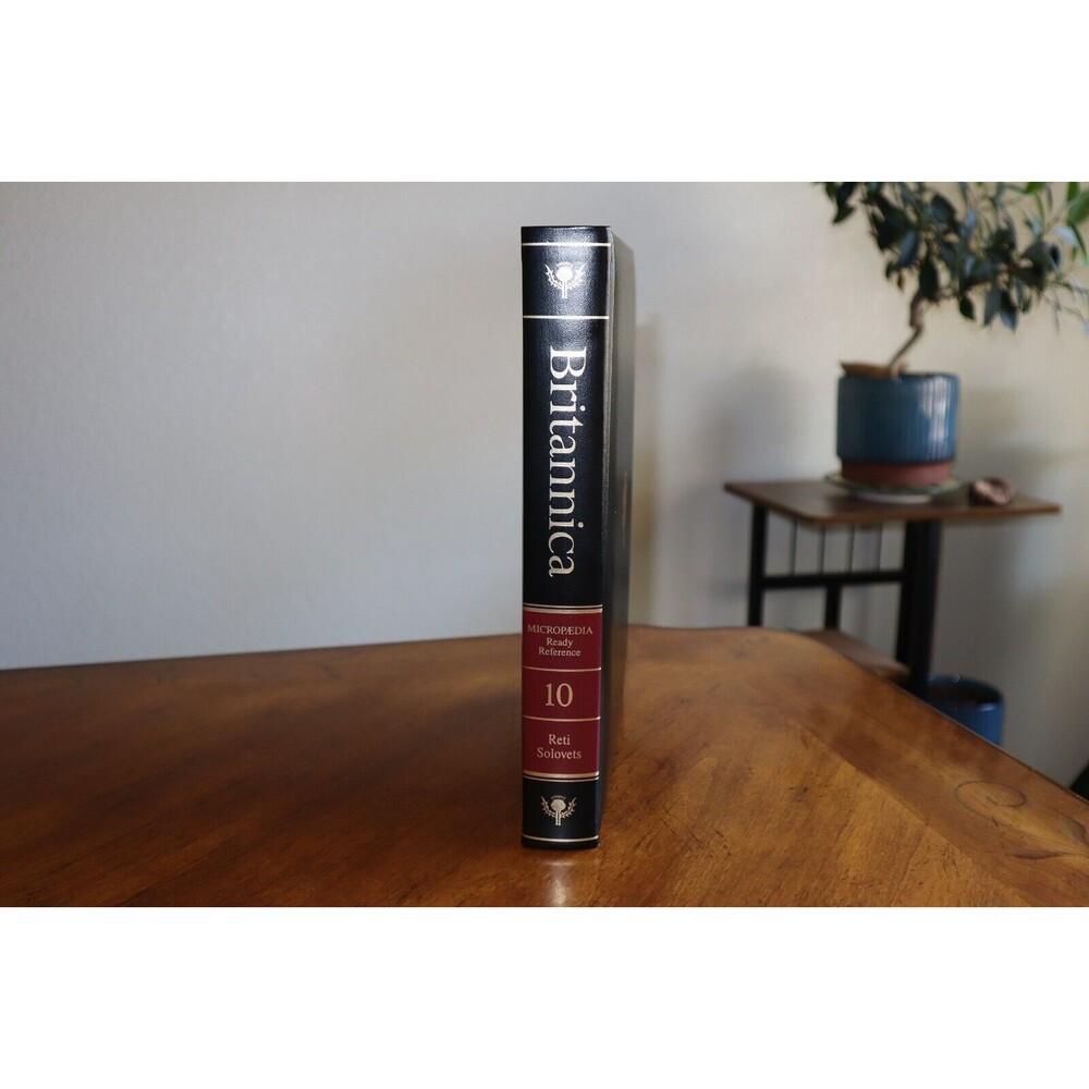 Britannica Encyclopedia Micropedia Ready Reference Ed 15 Vol 10 Reti Solove 1990